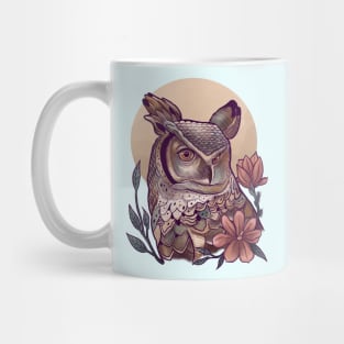 Moon Owl Design Mug